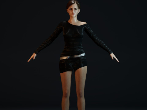 Emma Watson 3D Model