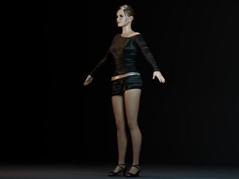 Emma Watson 3D Model