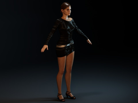 Emma Watson 3D Model