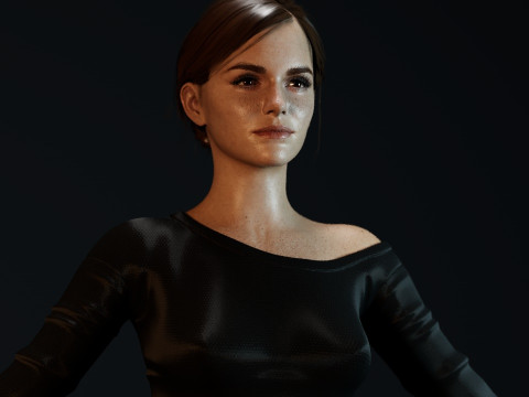 Emma Watson 3D Model