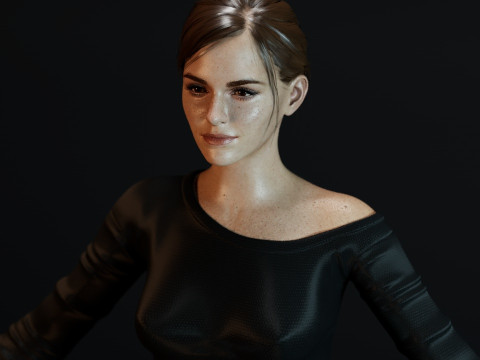 Emma Watson 3D Model