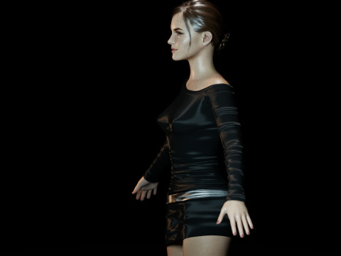 Emma Watson 3D Model