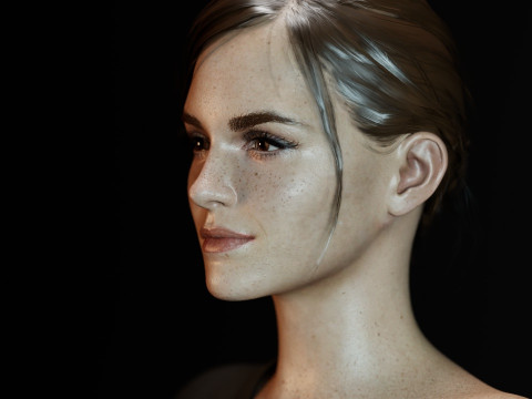 Emma Watson 3D Model