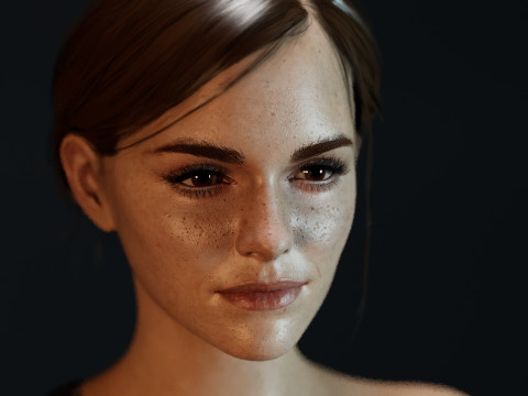 Emma Watson 3D Model