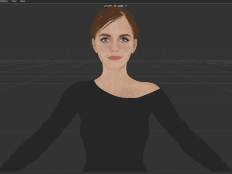 Emma Watson 3D Model