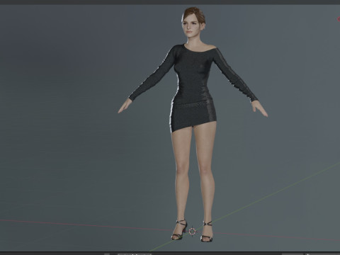 Emma Watson 3D Model