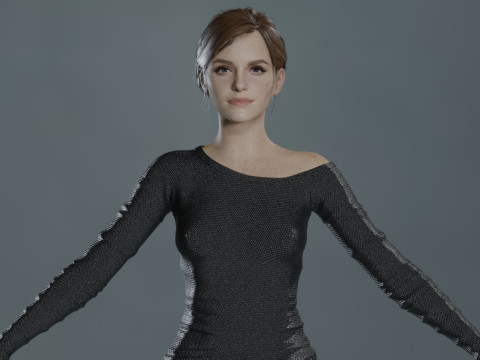 Emma Watson 3D Model