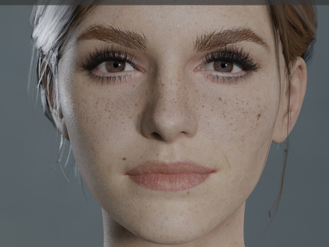 Emma Watson 3D Model