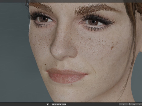 Emma Watson 3D Model