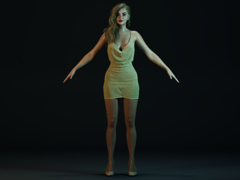 Sabrina Carpenter 3D Model