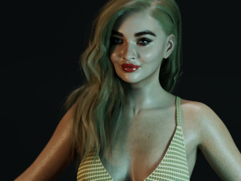 Sabrina Carpenter 3D Model