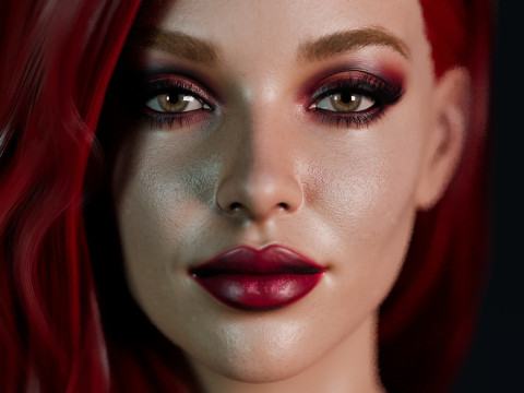 Jessica Rabbit Real Muse Modello 3D