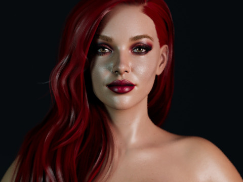 Jessica Rabbit Real Muse Modello 3D
