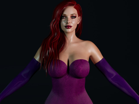 Jessica Rabbit Real Muse Modello 3D