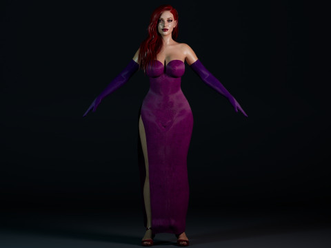 Jessica Rabbit Real Muse Modello 3D