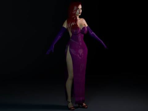 Jessica Rabbit Real Muse Modello 3D