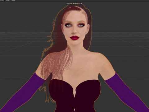 Jessica Rabbit Real Muse Modello 3D