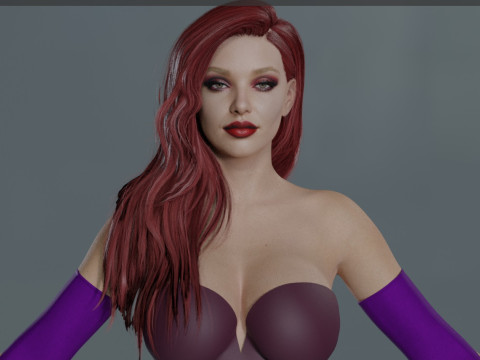 Jessica Rabbit Real Muse Modello 3D