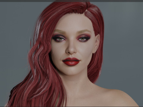 Jessica Rabbit Real Muse Modello 3D