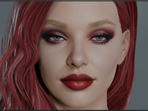 Jessica Rabbit Real Muse Modello 3D