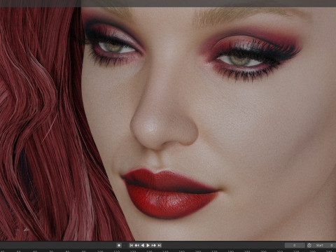 Jessica Rabbit Real Muse Modello 3D