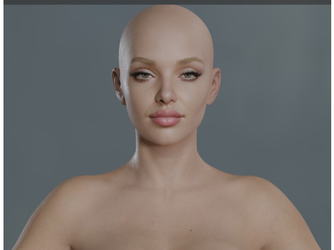 Jessica Rabbit Real Muse Modello 3D