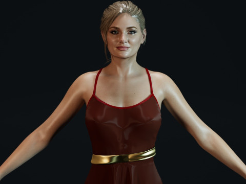 Sophie Turner 3D Модель