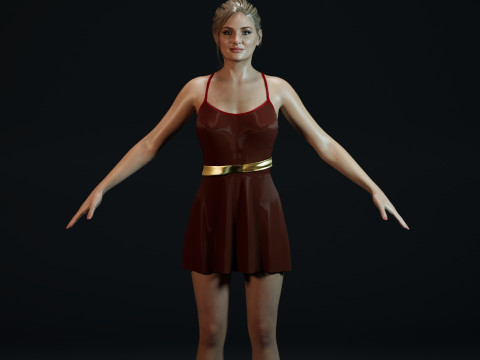 Sophie Turner 3D Модель