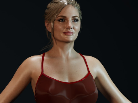 Sophie Turner 3D Модель