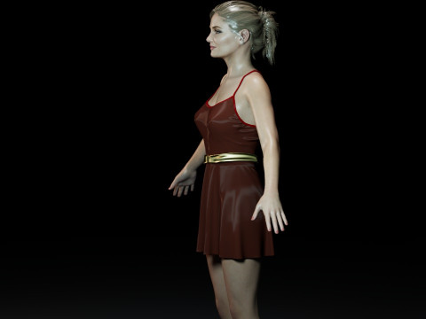 Sophie Turner 3D Модель