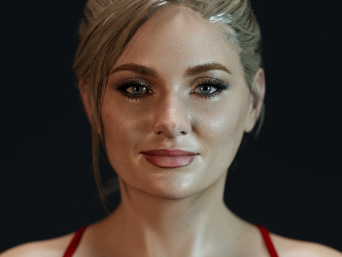 Sophie Turner 3D मॉडल