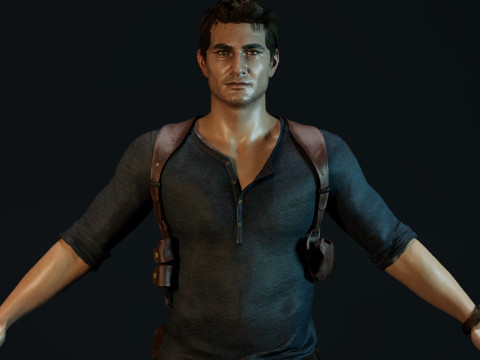 Nathan Drake 3D Model