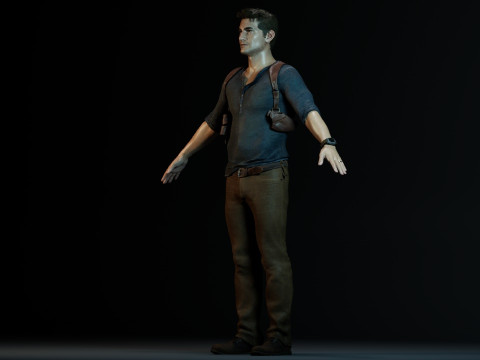 Nathan Drake 3D Model