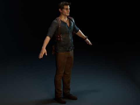 Nathan Drake 3D Model