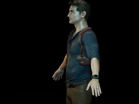 Nathan Drake 3D Model
