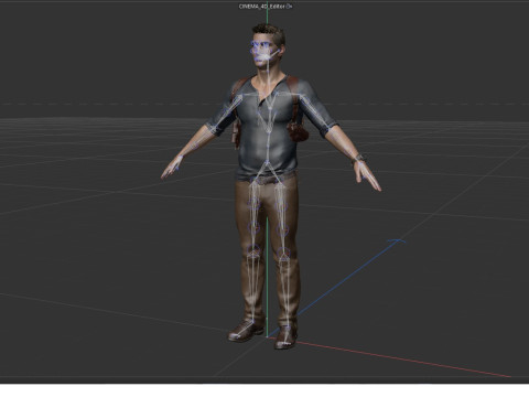 Nathan Drake 3D Model