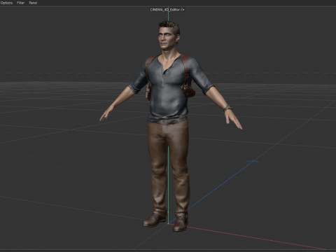Nathan Drake 3D Model