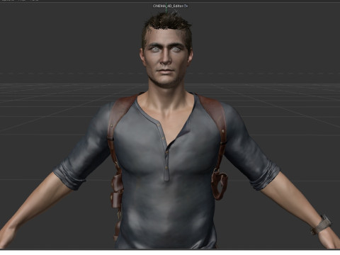 Nathan Drake 3D Model