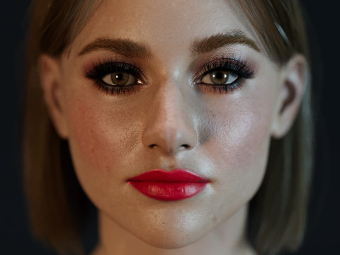 Lili Reinhart 3D-Modell