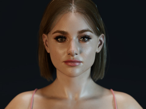 Lili Reinhart 3D-Modell