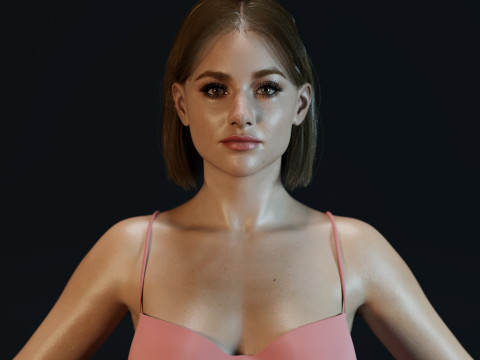 Lili Reinhart 3D-Modell