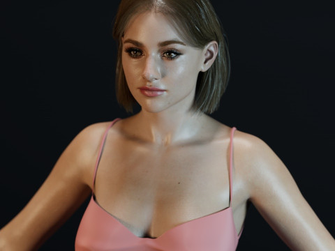 Lili Reinhart 3D-Modell