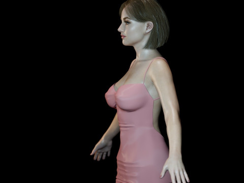 Lili Reinhart 3D-Modell