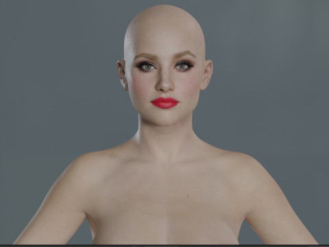 Lili Reinhart 3D-Modell