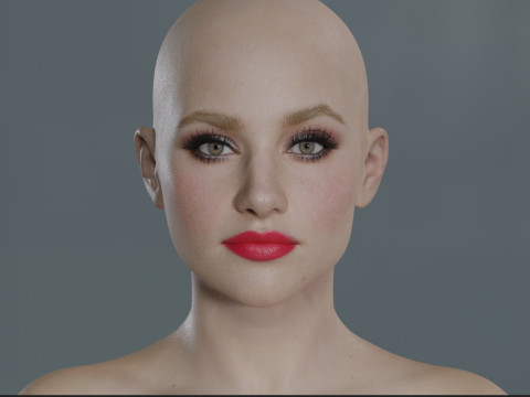 Lili Reinhart 3D-Modell