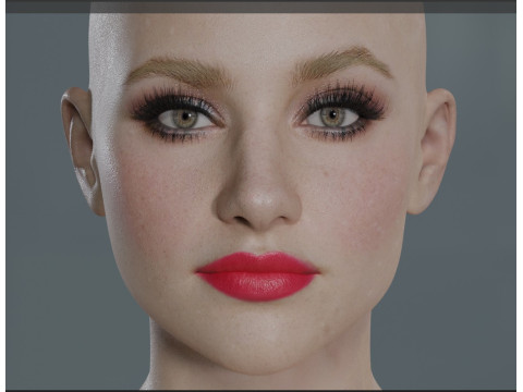 Lili Reinhart 3D-Modell