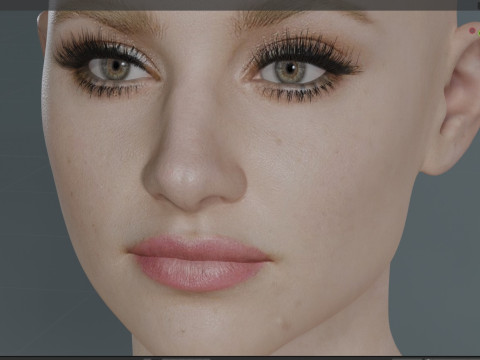 Lili Reinhart 3D-Modell