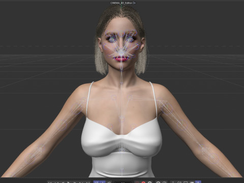 Lili Reinhart 3D-Modell