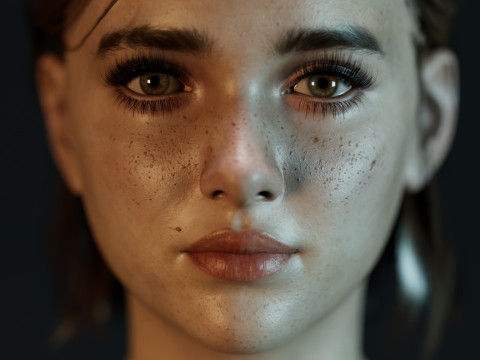Ellie Williams 3Dモデル