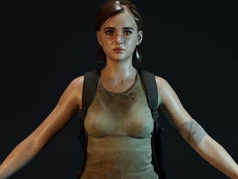 Ellie Williams 3Dモデル